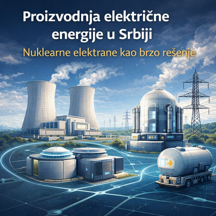 Proizvodnja električne energije u Srbiji - nuklearne elektrane kao brzo rešenje