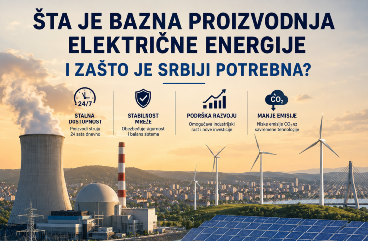 Bazna proizvodnja električne energije predstavlja osnovu stabilnog elektroenergetskog sistema Srbije.